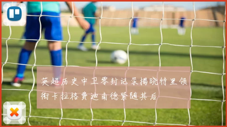 英超历史中卫零封记录揭晓特里领衔卡拉格费迪南德紧随其后